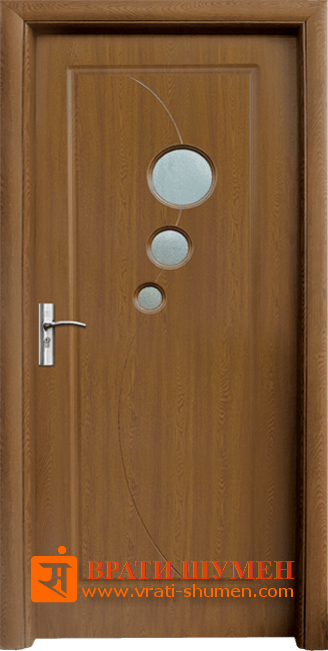 Интериорна HDF врата, модел 017 Златен дъб