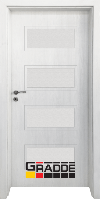 Интериорна HDF врата, модел Gradde Blomendal, Сибирска Лиственица